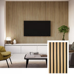 GrandOak™ Prestige Acoustic Wall Panel — Royal Oak (2.7 × 1.10 m)