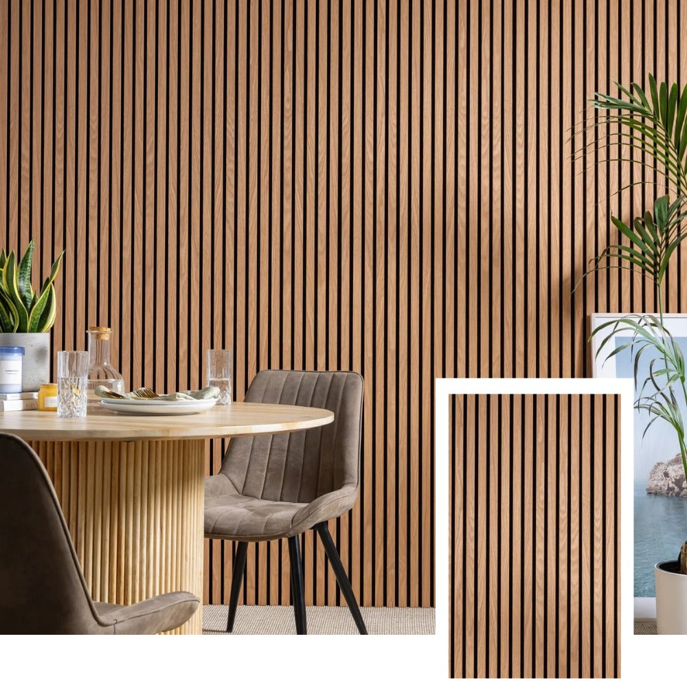 GrandOak™ Prestige Acoustic Wall Panel — Royal Oak (2.7 × 1.10 m)